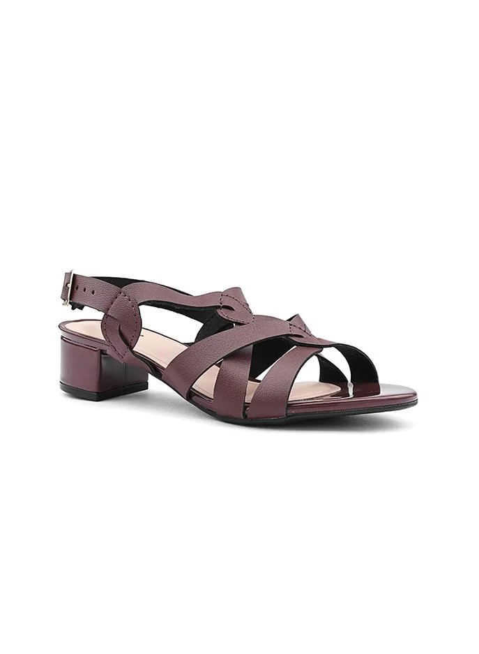 أيقون Women's Strappy Heeled Slipper
